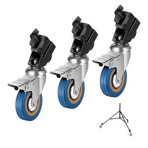 NEEWER 3 Pack Professional Swivel Caster Wheels